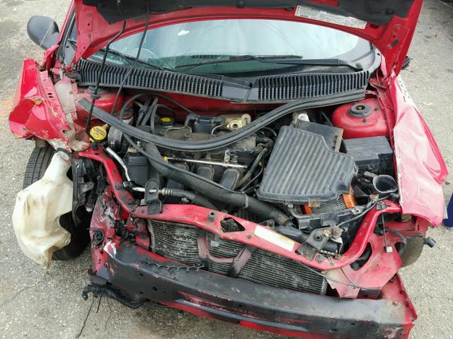 1B3ES26C73D110569 - 2003 DODGE NEON SE RED photo 7