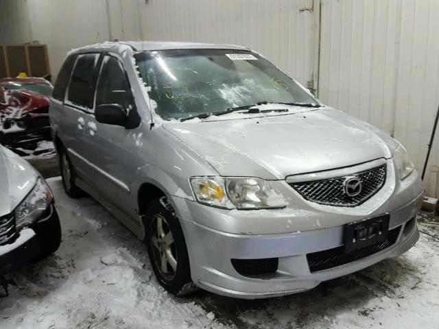 JM3LW28A730361323 - 2003 MAZDA MPV WAGON SILVER photo 1