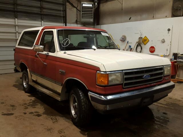 1FMEU15H7LLA03670 - 1990 FORD BRONCO U10 RED photo 1