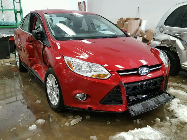 1FAHP3H26CL266167 - 2012 FORD FOCUS SEL RED photo 1