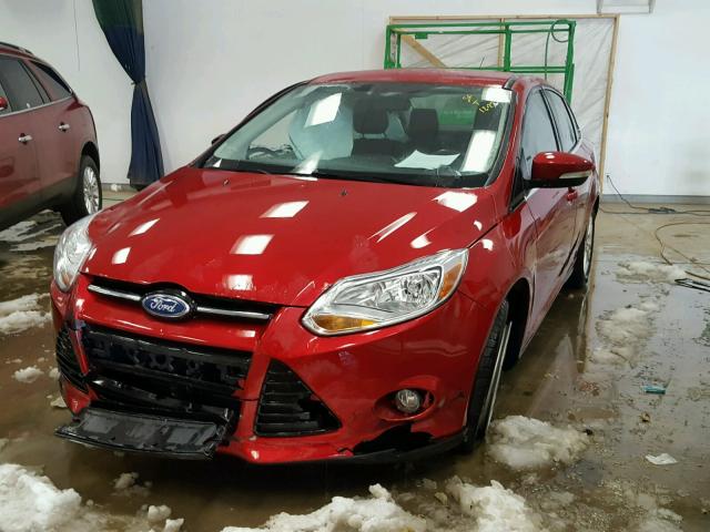 1FAHP3H26CL266167 - 2012 FORD FOCUS SEL RED photo 2