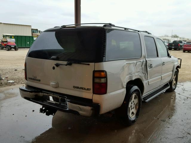 3GNEC16Z35G284307 - 2005 CHEVROLET SUBURBAN C WHITE photo 4