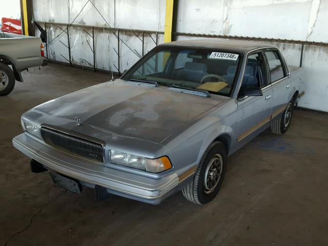 1G4AG55M7S6493163 - 1995 BUICK CENTURY SP BLUE photo 2