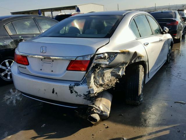 1HGCR2F33DA206141 - 2013 HONDA ACCORD LX SILVER photo 4