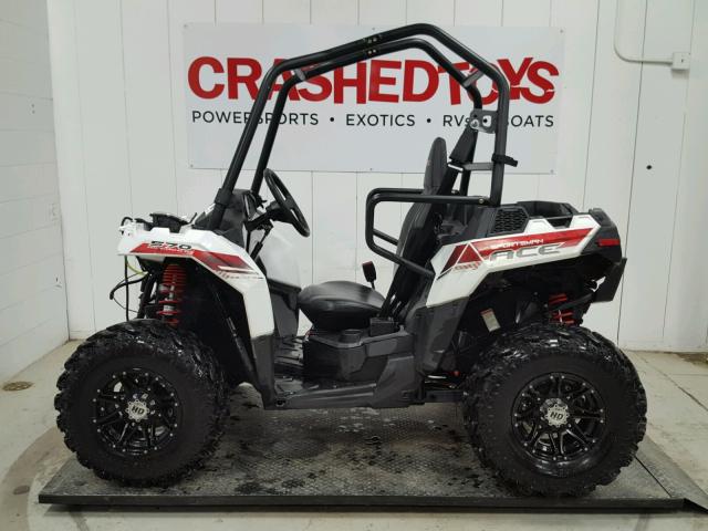 4XADAA571F7141435 - 2015 POLARIS ACE 570 WHITE photo 3