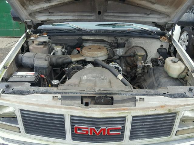 1GTDC14Z1PE549176 - 1993 GMC SIERRA C15 WHITE photo 7