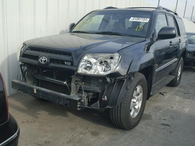 JTEZT14R438002445 - 2003 TOYOTA 4RUNNER SR BLACK photo 2