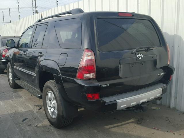 JTEZT14R438002445 - 2003 TOYOTA 4RUNNER SR BLACK photo 3