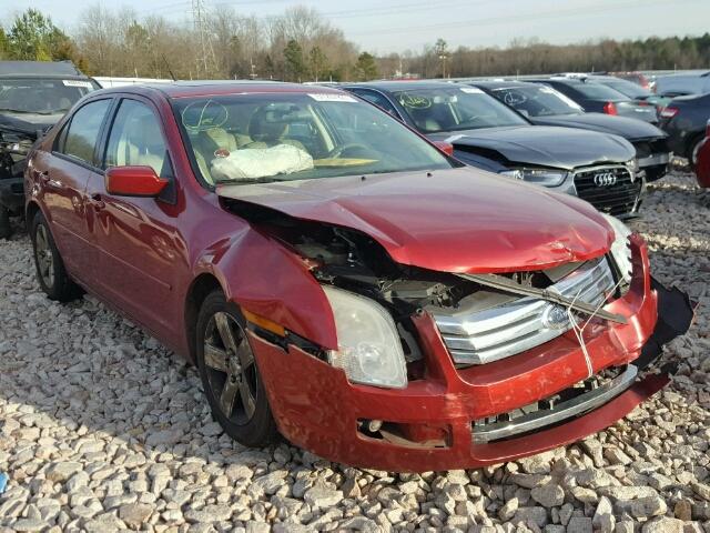 3FAHP01177R179899 - 2007 FORD FUSION SE RED photo 1