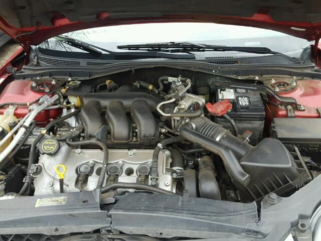 3FAHP01177R179899 - 2007 FORD FUSION SE RED photo 7