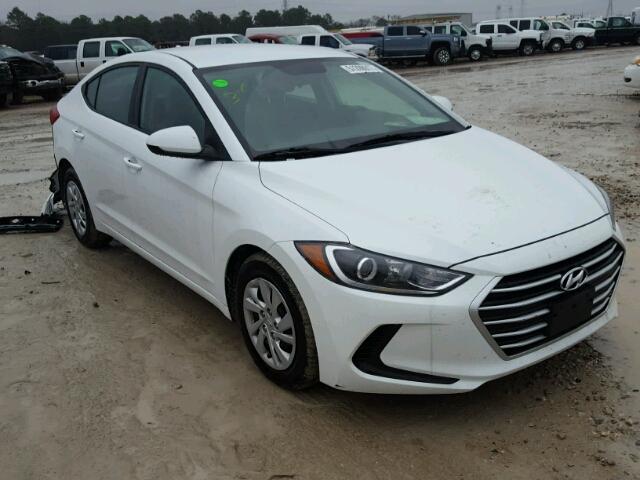 5NPD74LF0HH185900 - 2017 HYUNDAI ELANTRA SE WHITE photo 1