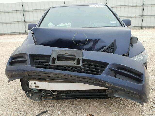 2HGFG1B80AH519479 - 2010 HONDA CIVIC EX BLUE photo 9