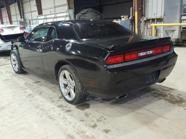 2B3LJ54T19H503249 - 2009 DODGE CHALLENGER BLACK photo 3