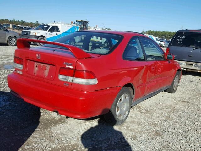 1HGEJ8241XL032662 - 1999 HONDA CIVIC EX RED photo 4