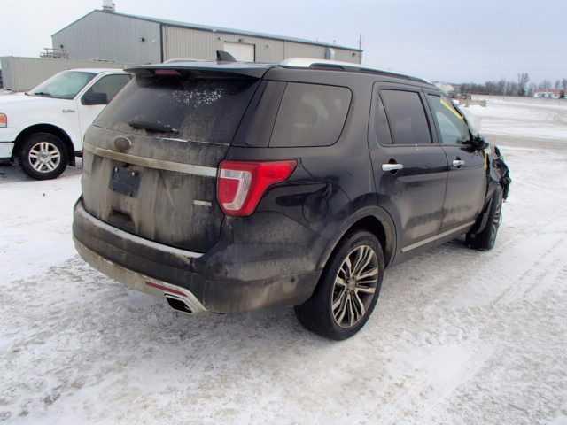 1FM5K8HT2GGC43559 - 2016 FORD EXPLORER P BLACK photo 4