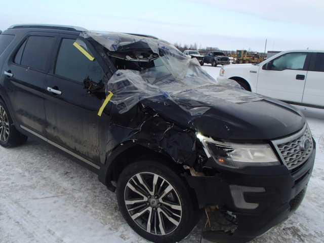 1FM5K8HT2GGC43559 - 2016 FORD EXPLORER P BLACK photo 9