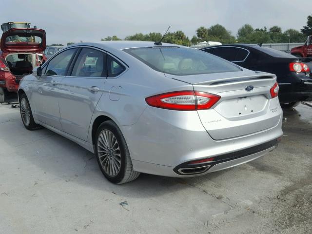 3FA6P0K94GR361636 - 2016 FORD FUSION TIT SILVER photo 3