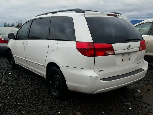 5TDBA23C74S007294 - 2004 TOYOTA SIENNA LE WHITE photo 3