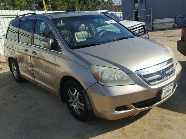 5FNRL38645B422502 - 2005 HONDA ODYSSEY EX BEIGE photo 1