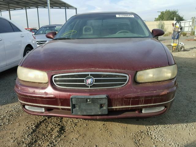 2G4WB52K1W1456842 - 1998 BUICK REGAL 勃艮第红 照片 9
