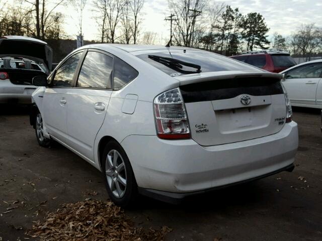 JTDKB20U193495693 - 2009 TOYOTA PRIUS WHITE photo 3