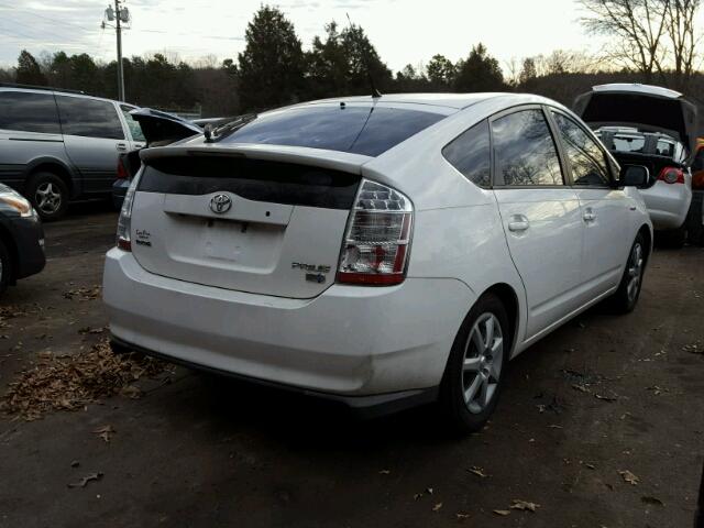 JTDKB20U193495693 - 2009 TOYOTA PRIUS WHITE photo 4