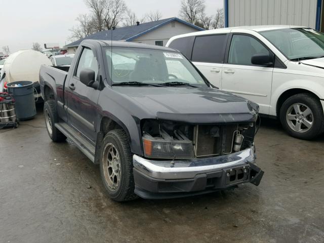 1GTCS149578146881 - 2007 GMC CANYON BLACK photo 1