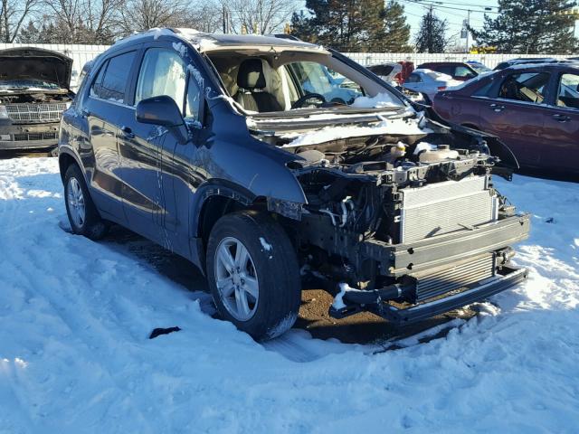 3GNCJLSB1GL273110 - 2016 CHEVROLET TRAX 1LT GRAY photo 1