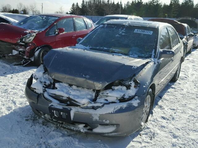 2HGES16665H037480 - 2005 HONDA CIVIC LX SILVER photo 2