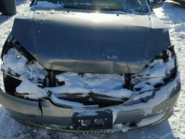 2HGES16665H037480 - 2005 HONDA CIVIC LX SILVER photo 9