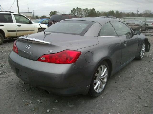 JN1CV6FE1BM951746 - 2011 INFINITI G37 BASE GRAY photo 4