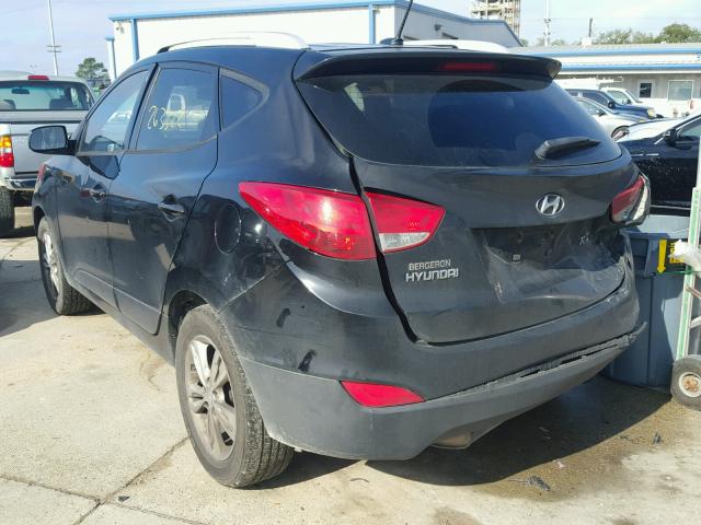 KM8JU3AC7AU088814 - 2010 HYUNDAI TUCSON GLS BLACK photo 3