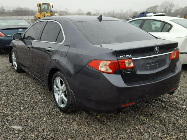 JH4CU2F49CC017422 - 2012 ACURA TSX BLACK photo 3