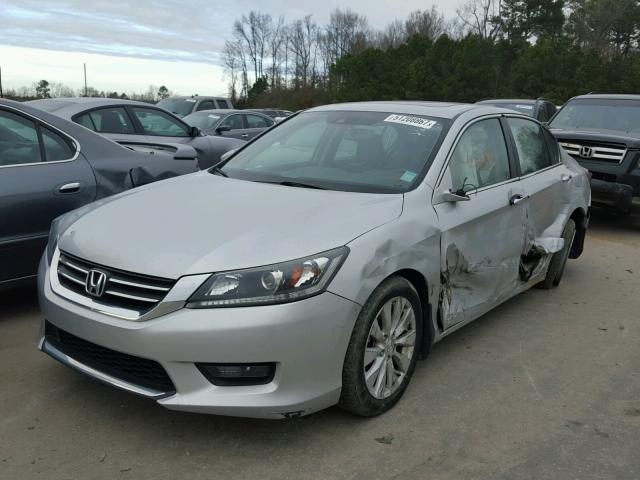 1HGCR2F88EA183601 - 2014 HONDA ACCORD EXL SILVER photo 2