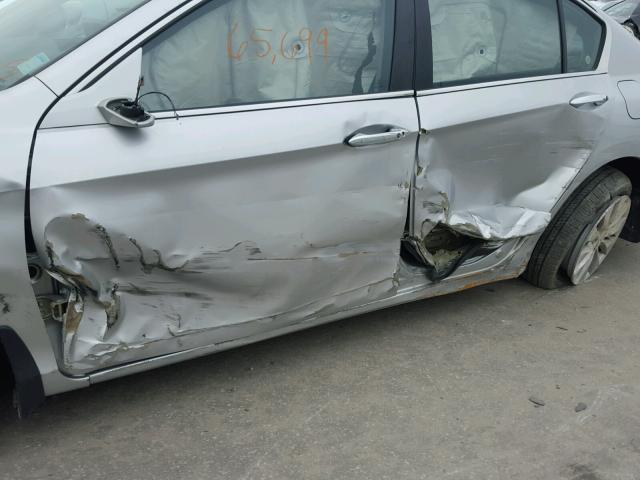 1HGCR2F88EA183601 - 2014 HONDA ACCORD EXL SILVER photo 9