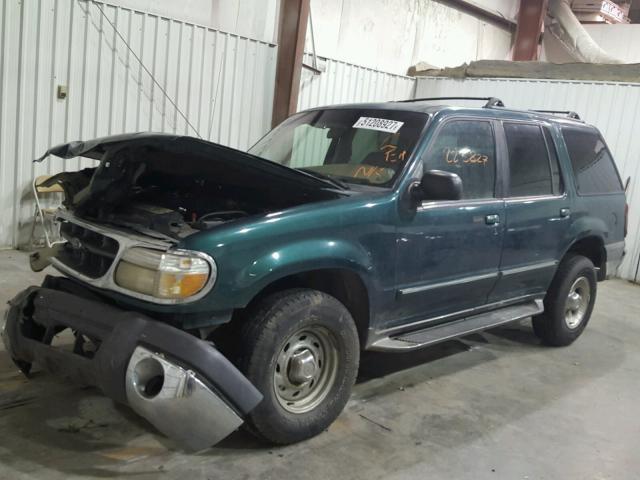 1FMZU32X6XZA70630 - 1999 FORD EXPLORER GREEN photo 2