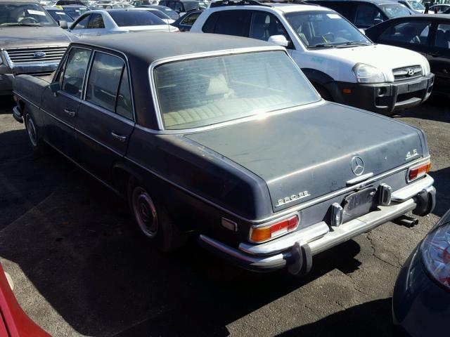 000000280SE006555 - 1972 MERCEDES-BENZ 280 SE BLUE photo 3