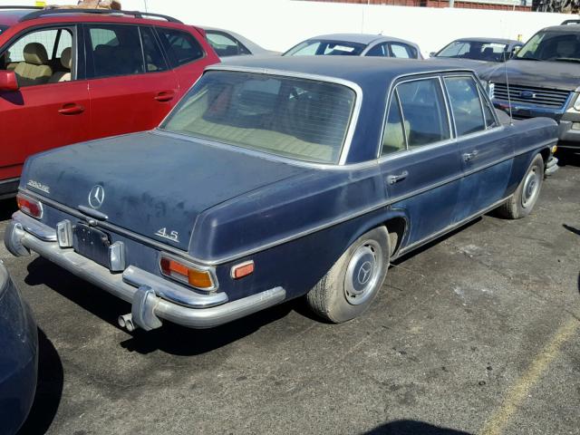 000000280SE006555 - 1972 MERCEDES-BENZ 280 SE BLUE photo 4