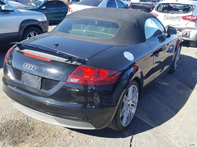 TRULF38J791004456 - 2009 AUDI TT BLACK photo 4