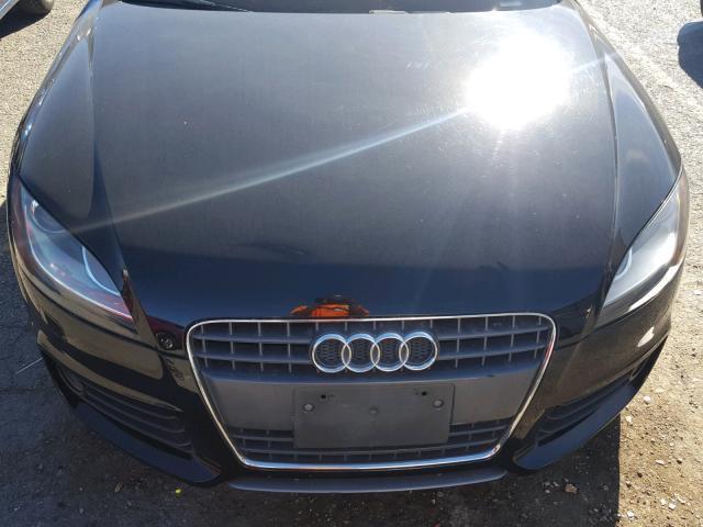 TRULF38J791004456 - 2009 AUDI TT BLACK photo 7