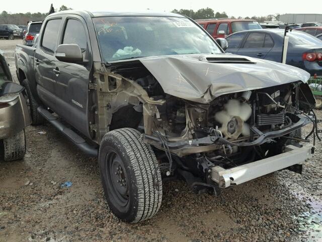 3TMJU4GNXEM161784 - 2014 TOYOTA TACOMA DOU BROWN photo 1