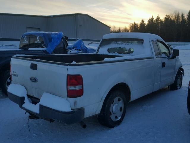 1FTRF12278KE94626 - 2008 FORD F150 WHITE photo 4