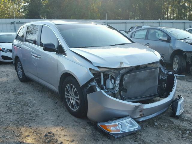 5FNRL5H46CB001517 - 2012 HONDA ODYSSEY EX SILVER photo 1