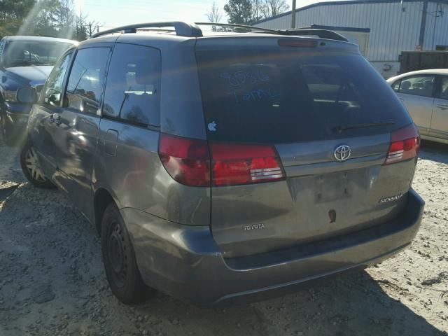 5TDZA23C85S318586 - 2005 TOYOTA SIENNA CE GRAY photo 3