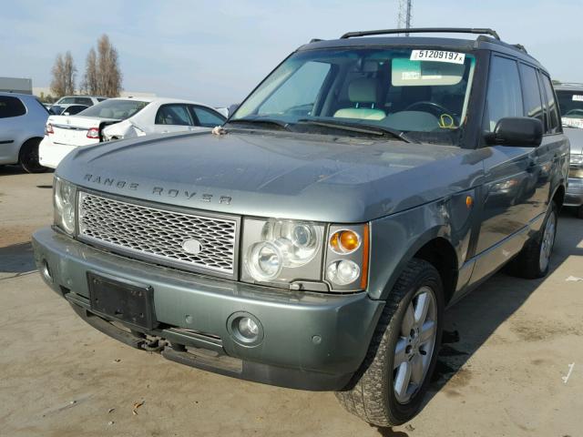 SALMB11443A113007 - 2003 LAND ROVER RANGE ROVE TURQUOISE photo 2