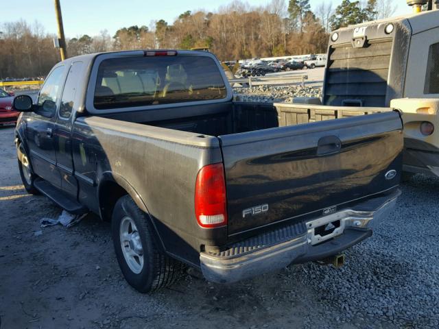 1FTZX1769WNB30888 - 1998 FORD F150 BLACK photo 3