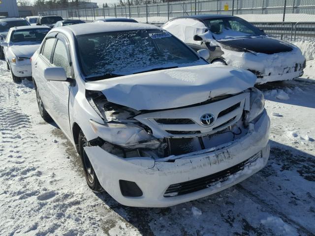 2T1BU4EE4BC737364 - 2011 TOYOTA COROLLA BA WHITE photo 1