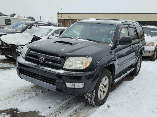 JTEBU14R548016953 - 2004 TOYOTA 4RUNNER SR BLACK photo 2