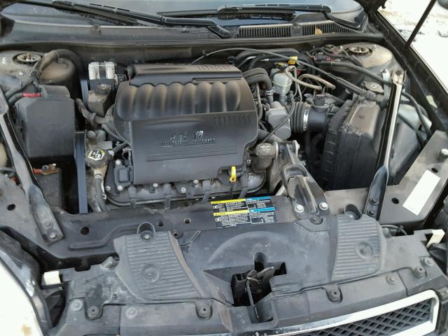 2G1WD58C269417962 - 2006 CHEVROLET IMPALA SUP BLACK photo 7