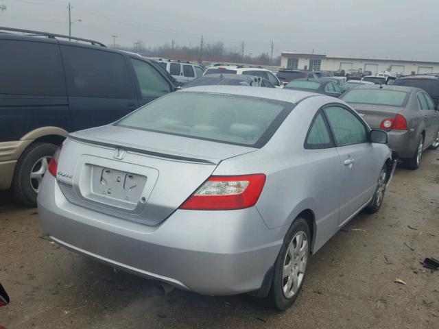 2HGFG1B63AH507535 - 2010 HONDA CIVIC LX SILVER photo 4